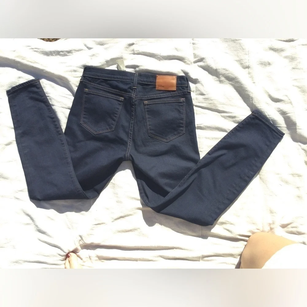 NWT New J.crew size 28 matchstick‎ jeans denim dark wash gorpcore boho 60s jcrew